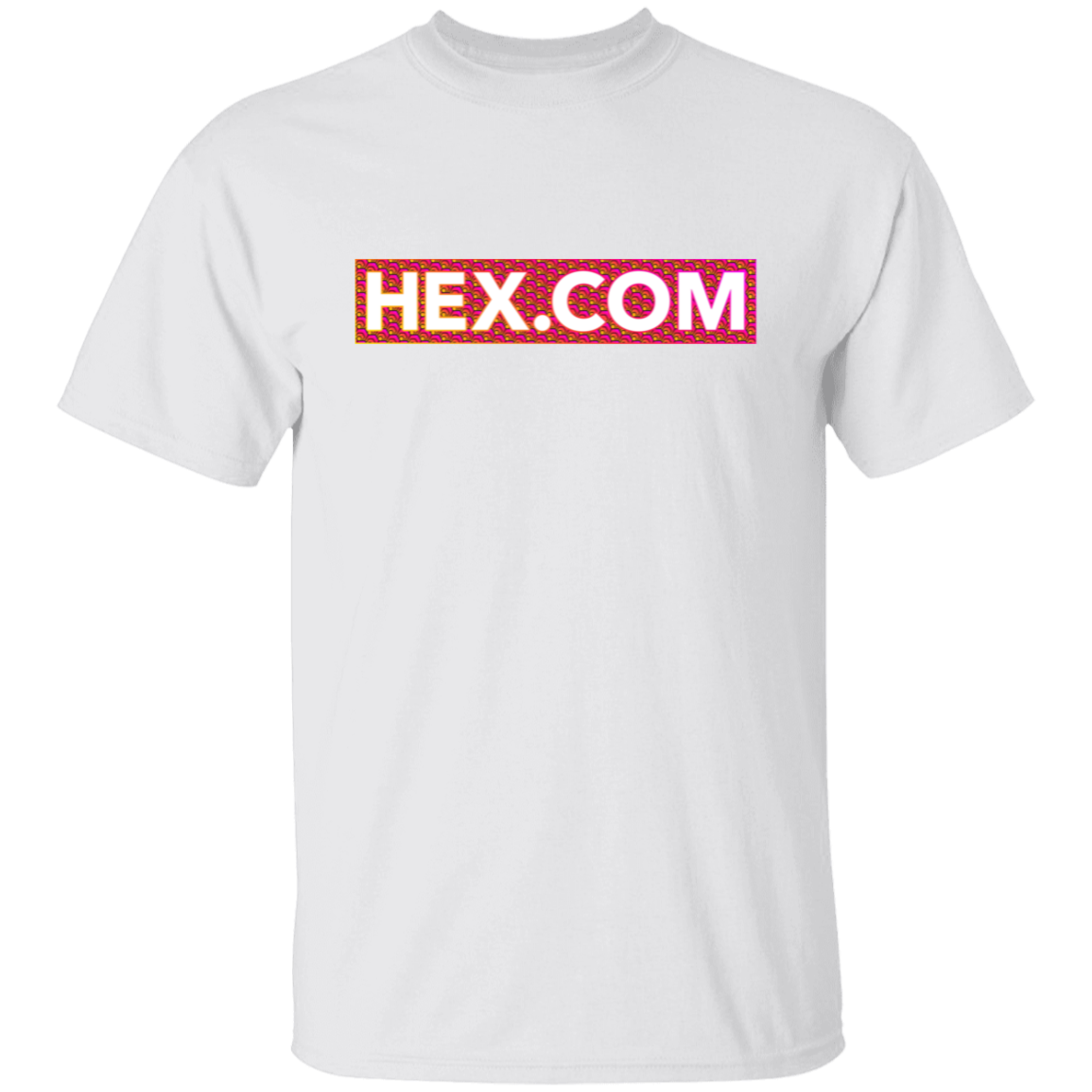 Hex.Com Block Tile - White T Shirt