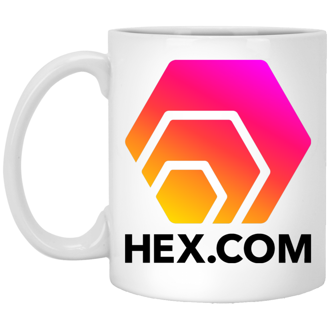 Hex.Com - White Mug