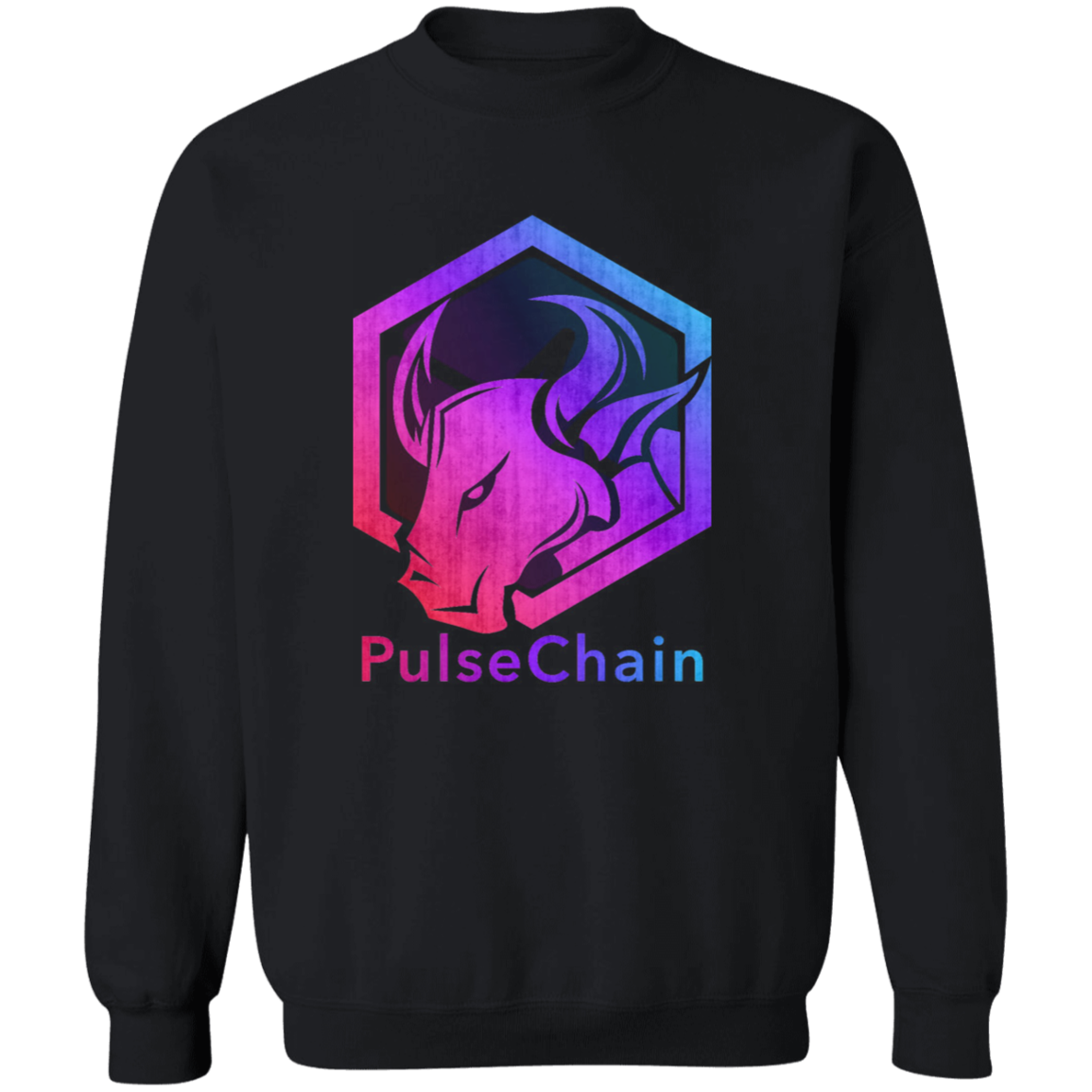 PulseChain Bull - Sweatshirt - The Pulsican Store