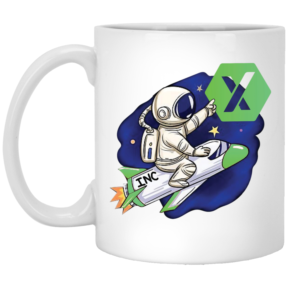Incentive Rocket - White Mug - The Pulsican Store