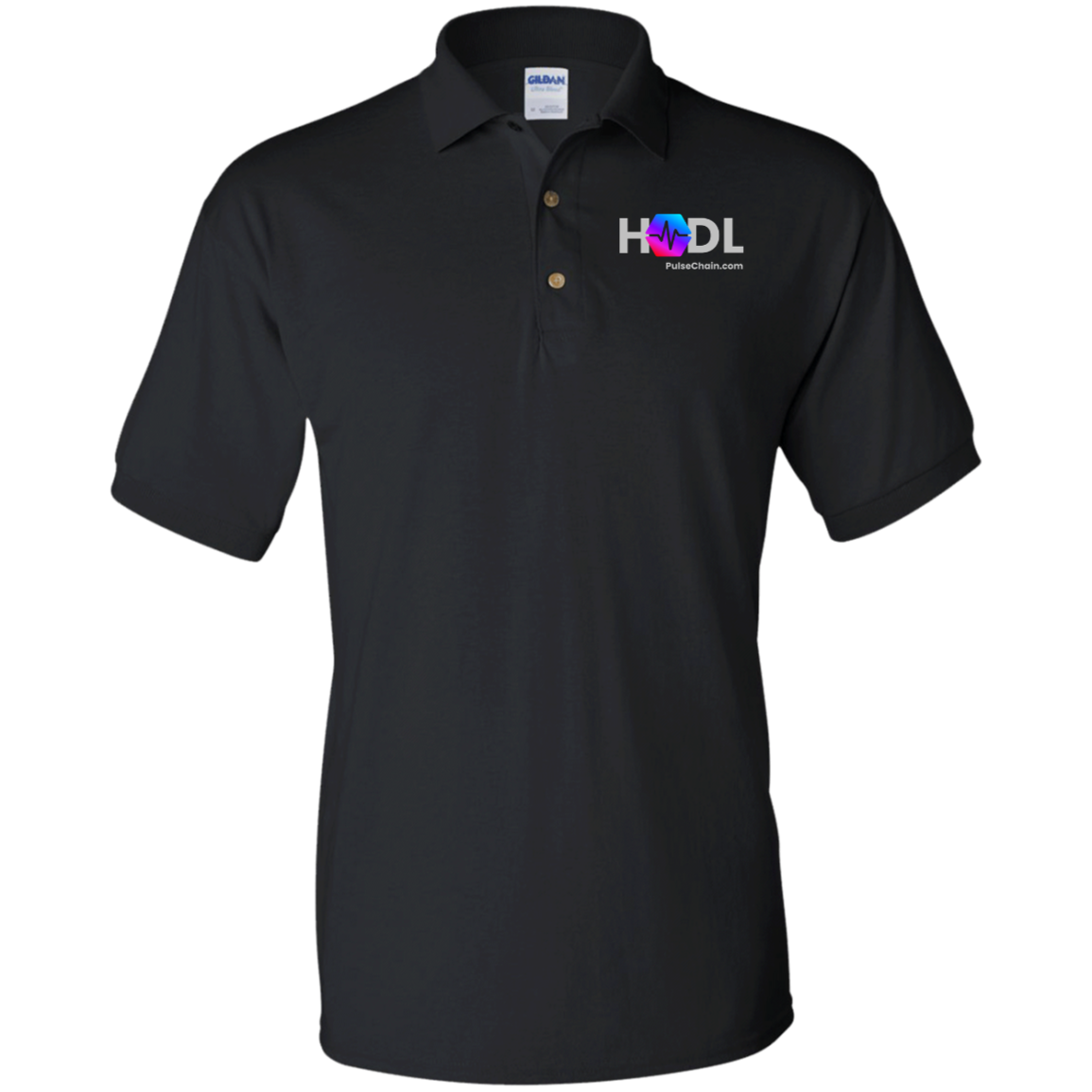 PULSECHAIN HODL - POLO SHIRT - The Pulsican Store