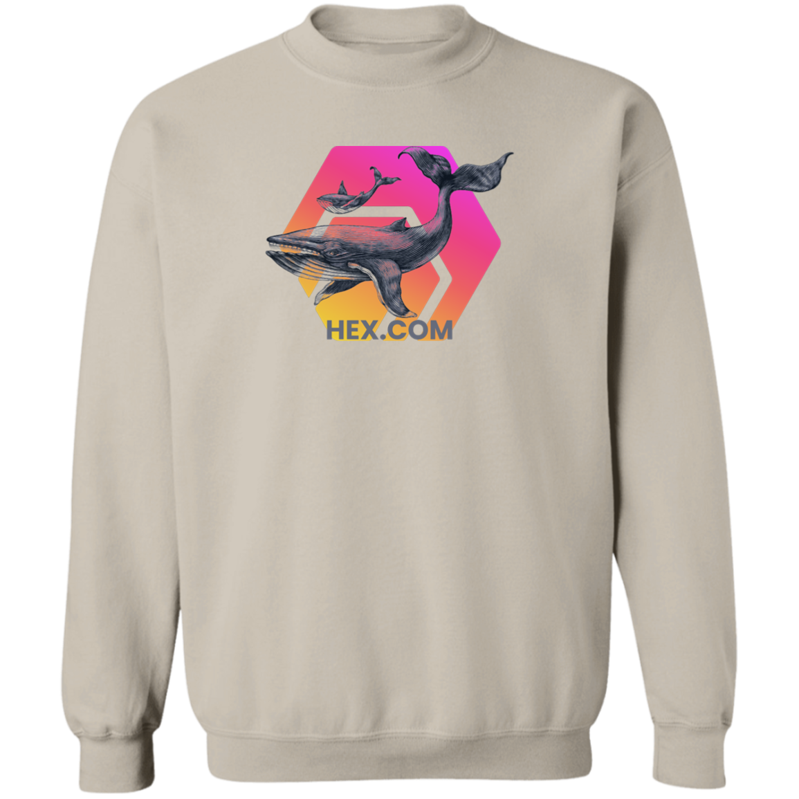 Hex Whale - Sweatshirt - The Pulsican Store