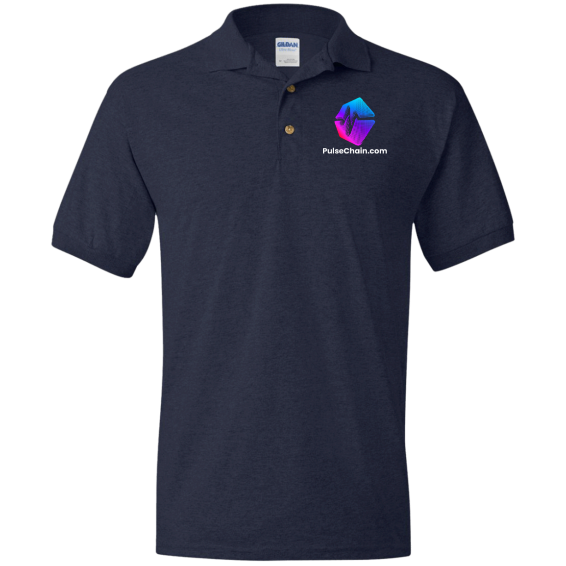 PulseChain.Com Logo - Polo Shirt