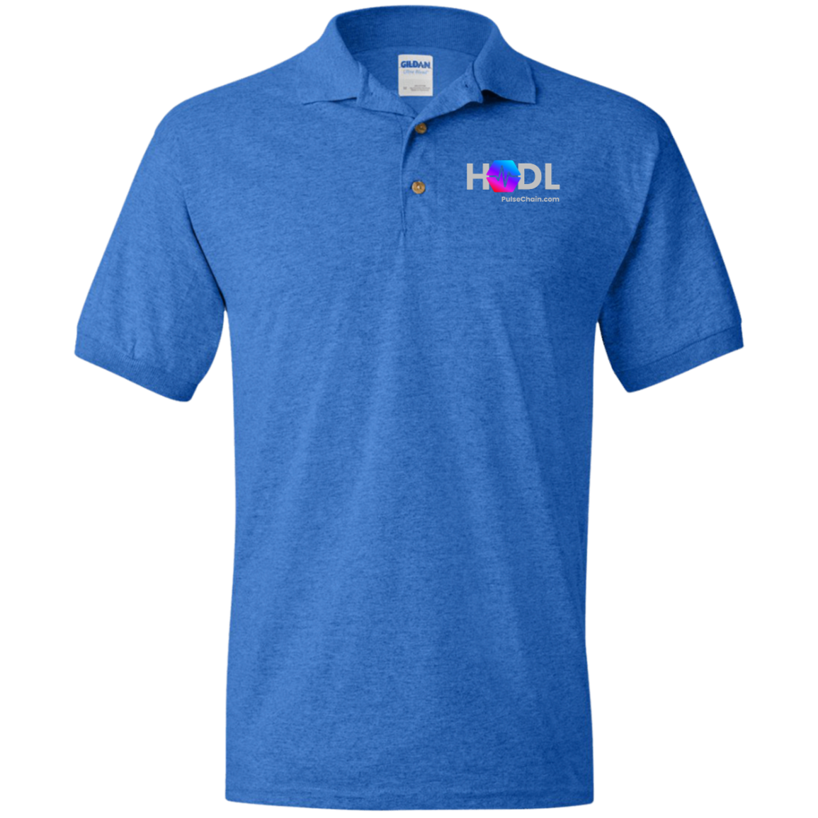 PULSECHAIN HODL - POLO SHIRT - The Pulsican Store