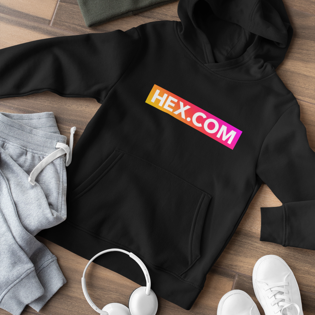 Hex.Com Block Gradient - Youth Hoodie - The Pulsican Store