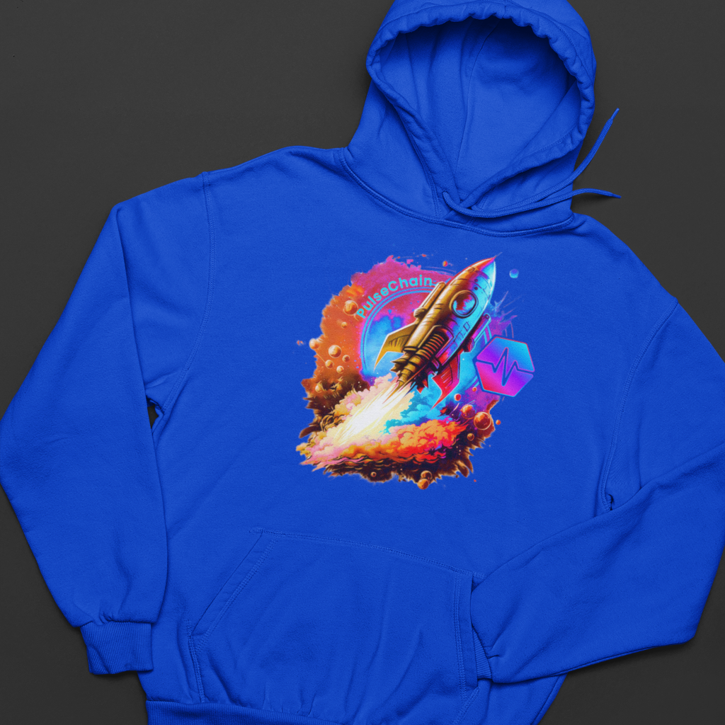 PulseChain Rocket - Hoodie - The Pulsican Store