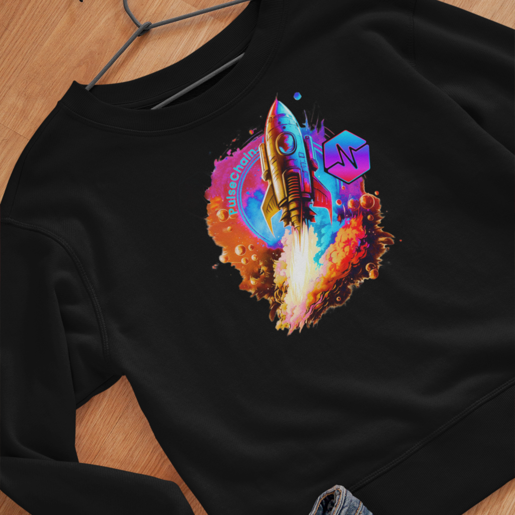 PulseChain Rocket - Sweatshirt - The Pulsican Store