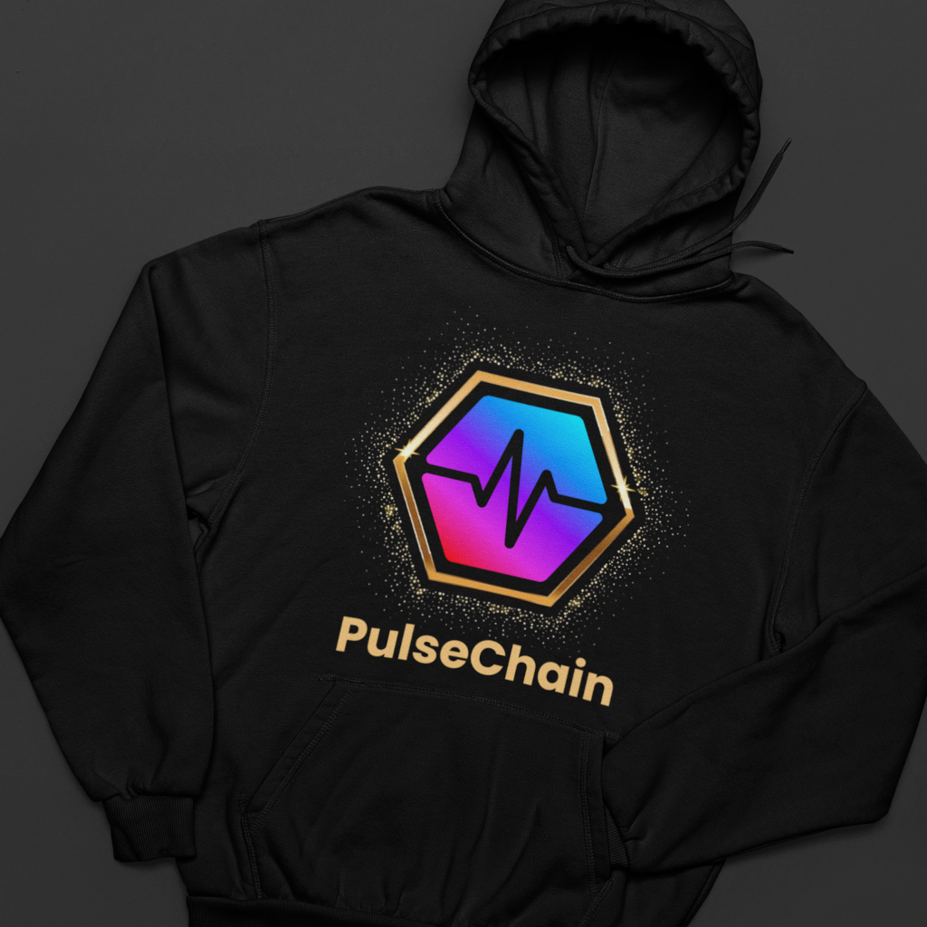 Golden PulseChain - Hoodie - The Pulsican Store