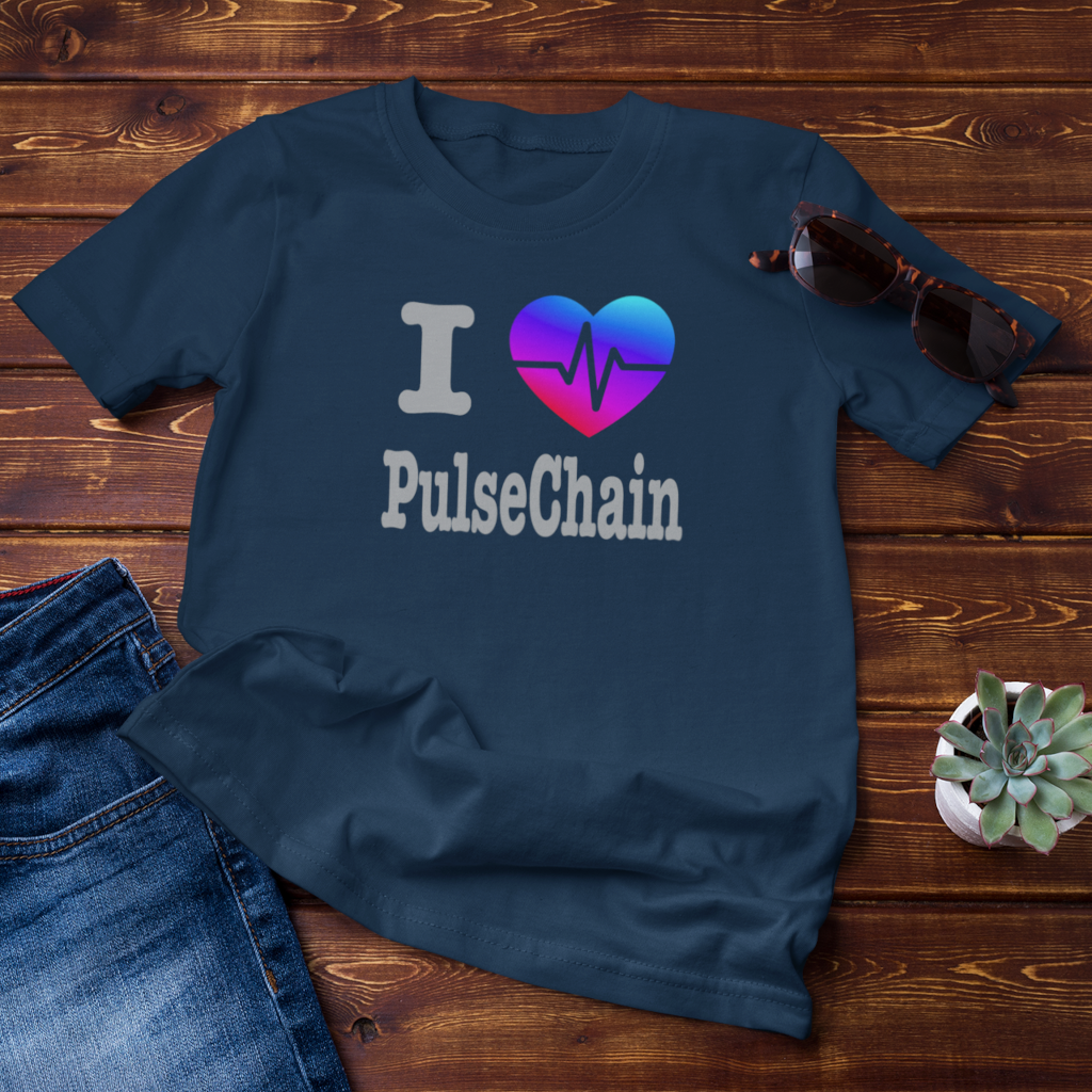 I Love PulseChain - T Shirt - The Pulsican Store