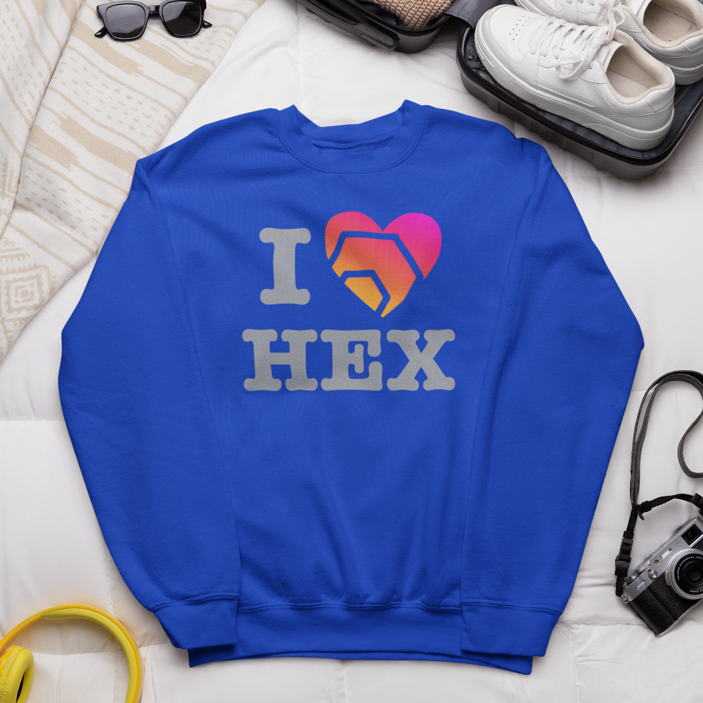 I Love HEX - Sweatshirt - The Pulsican Store