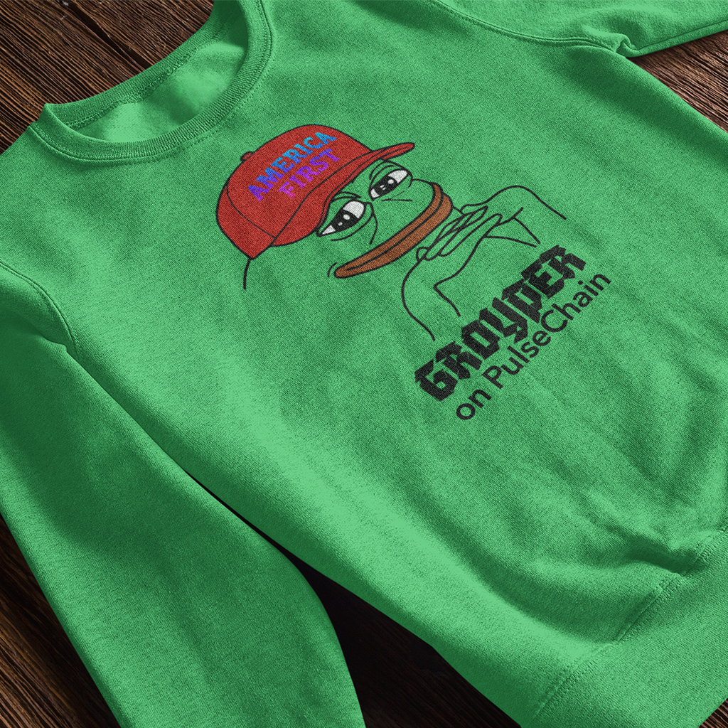 Groyper - Green Sweatshirt