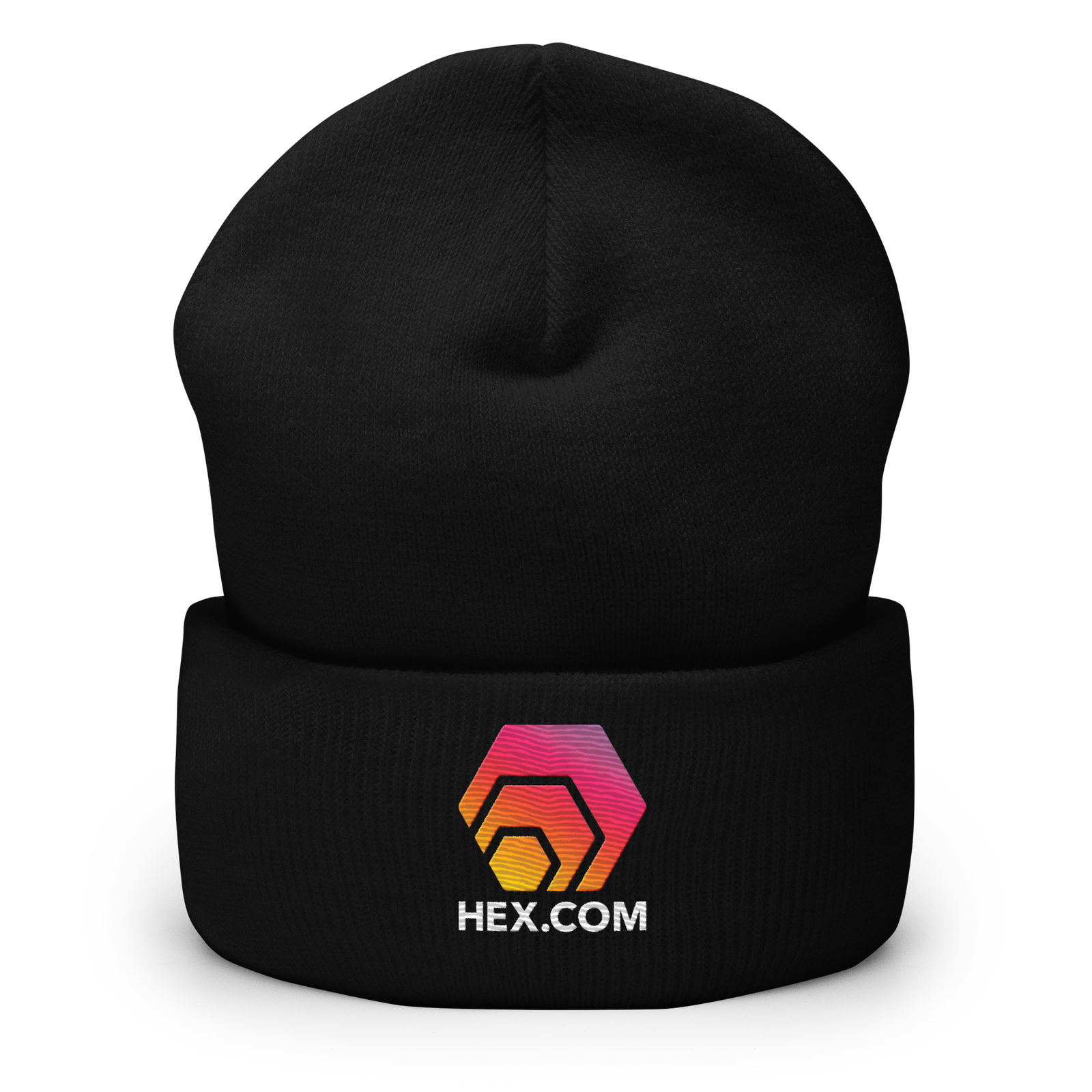 HEX.COM - Embroidered Classic Beanie - The Pulsican Store