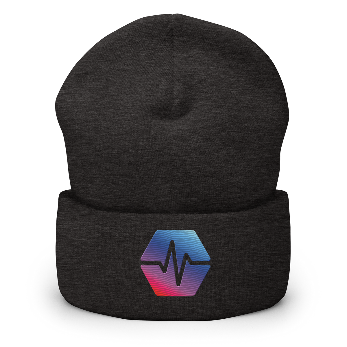 PulseChain Logo - Embroidered Classic Beanie - The Pulsican Store