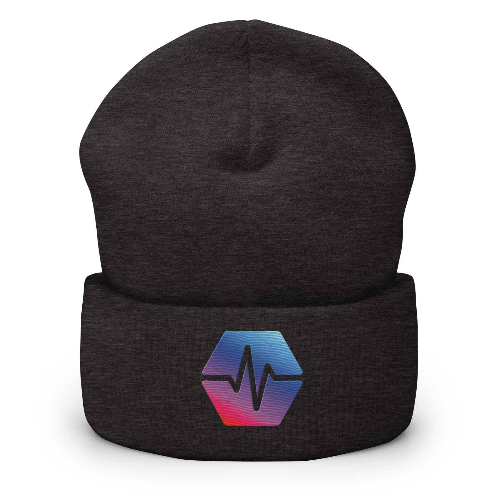 PulseChain Logo - Embroidered Classic Beanie - The Pulsican Store