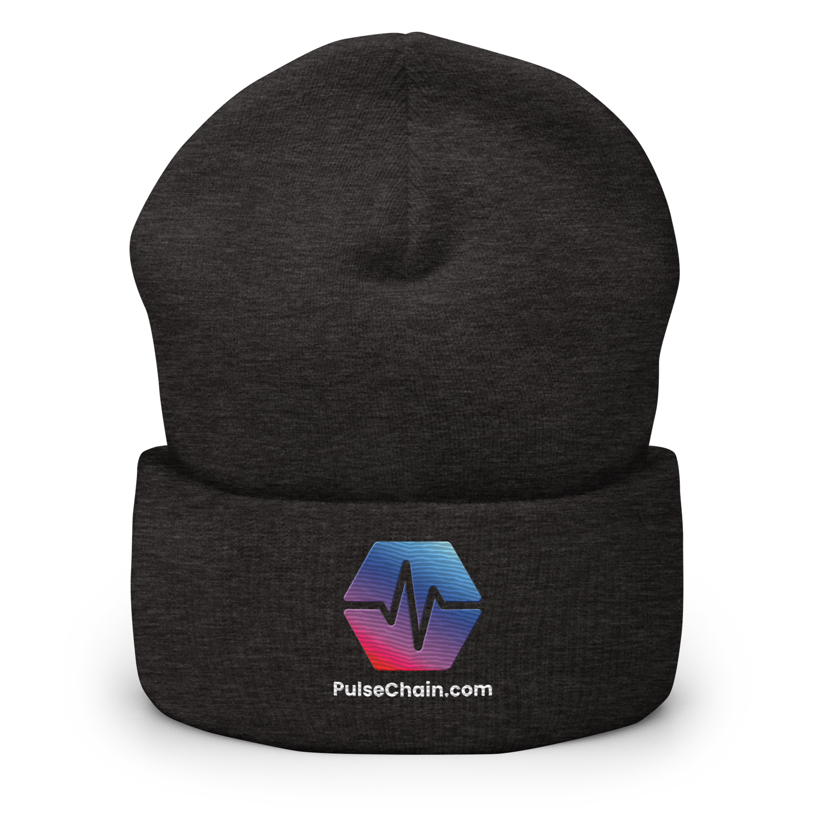 PulseChain.com - Embroidered Classic Beanie - The Pulsican Store