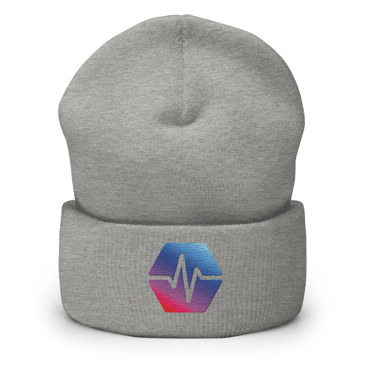 PulseChain Logo - Embroidered Classic Beanie - The Pulsican Store
