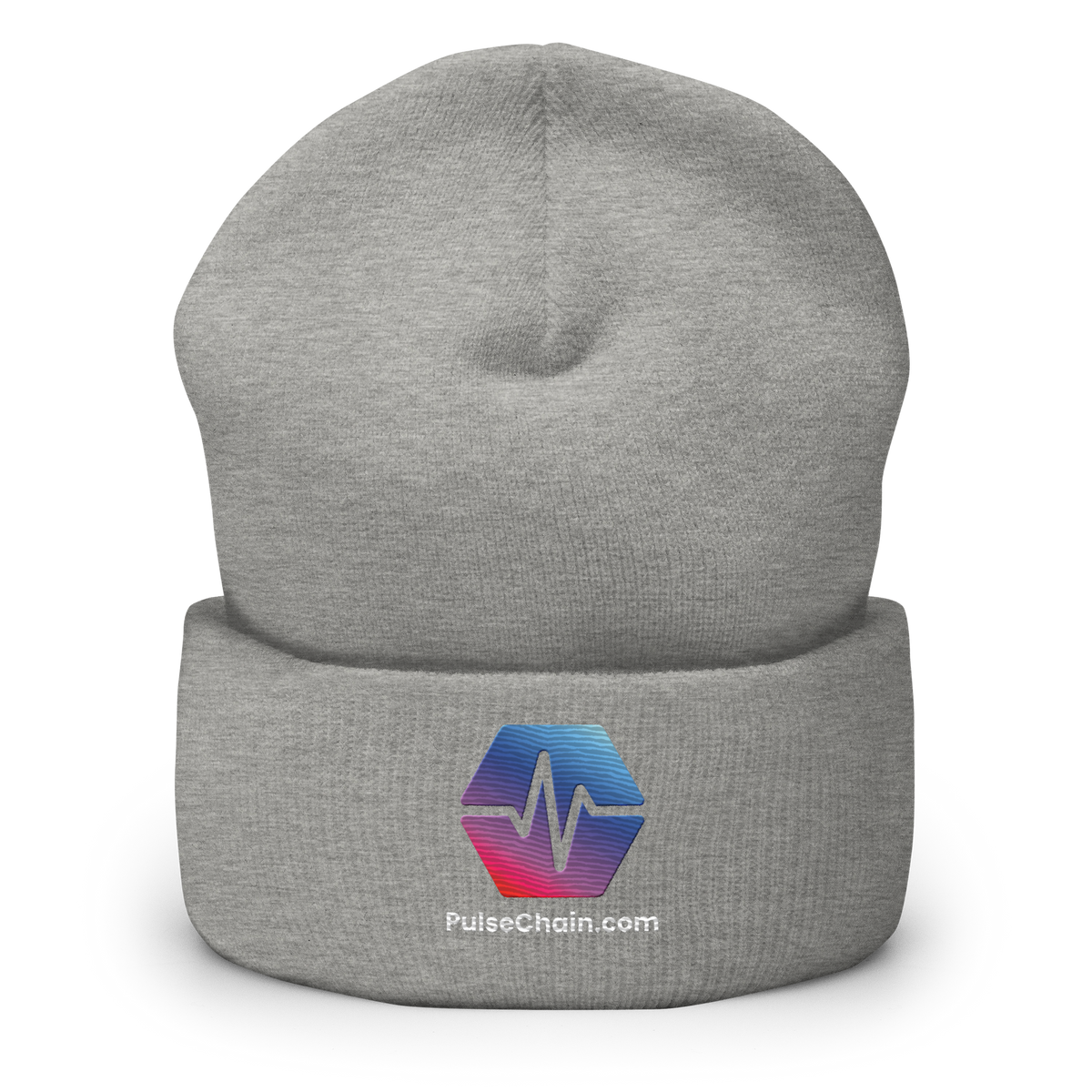 PulseChain.com - Embroidered Classic Beanie - The Pulsican Store