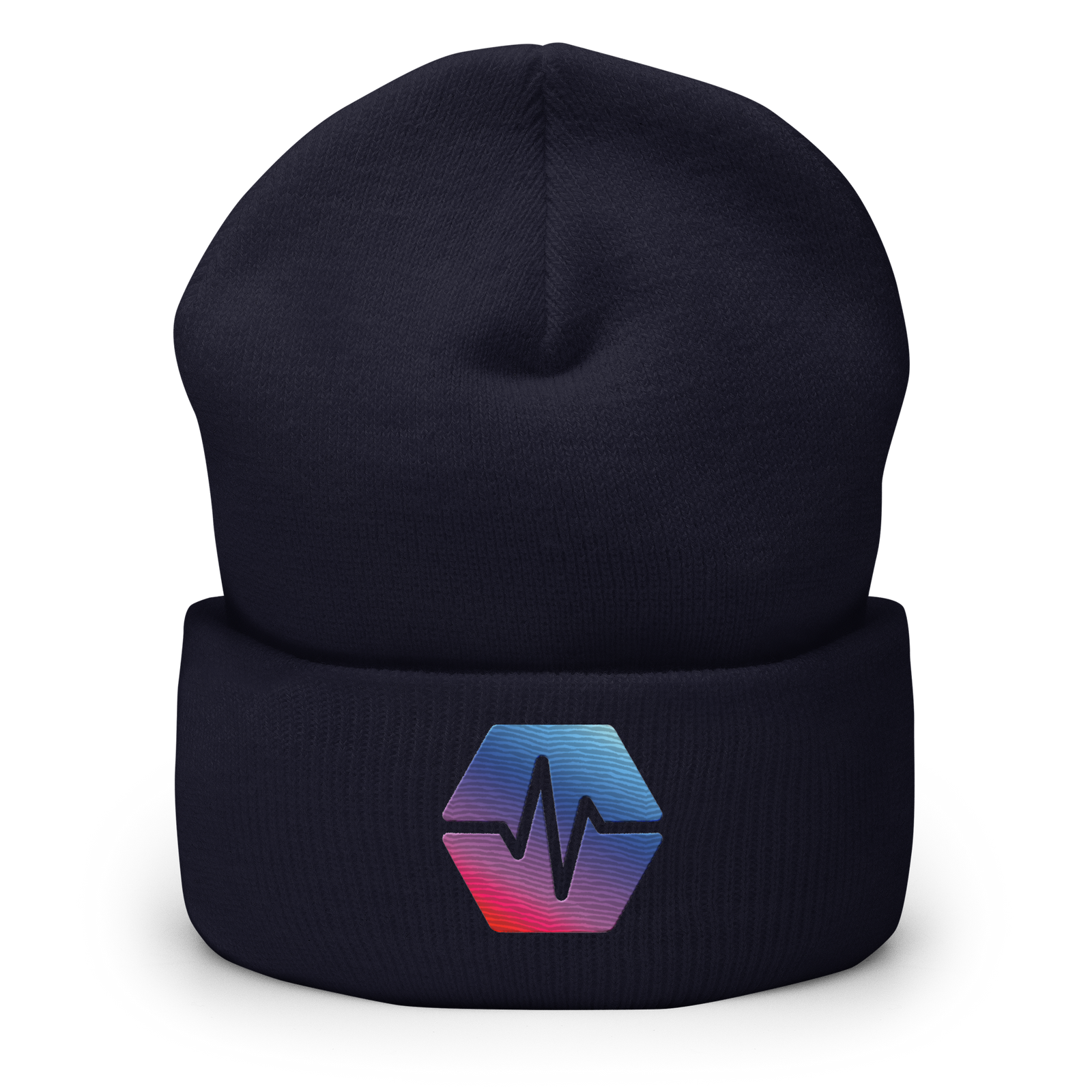 PulseChain Logo - Embroidered Classic Beanie - The Pulsican Store