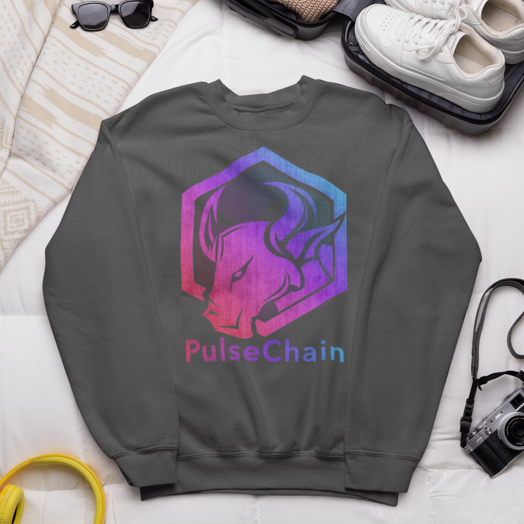 PulseChain Bull - Sweatshirt - The Pulsican Store