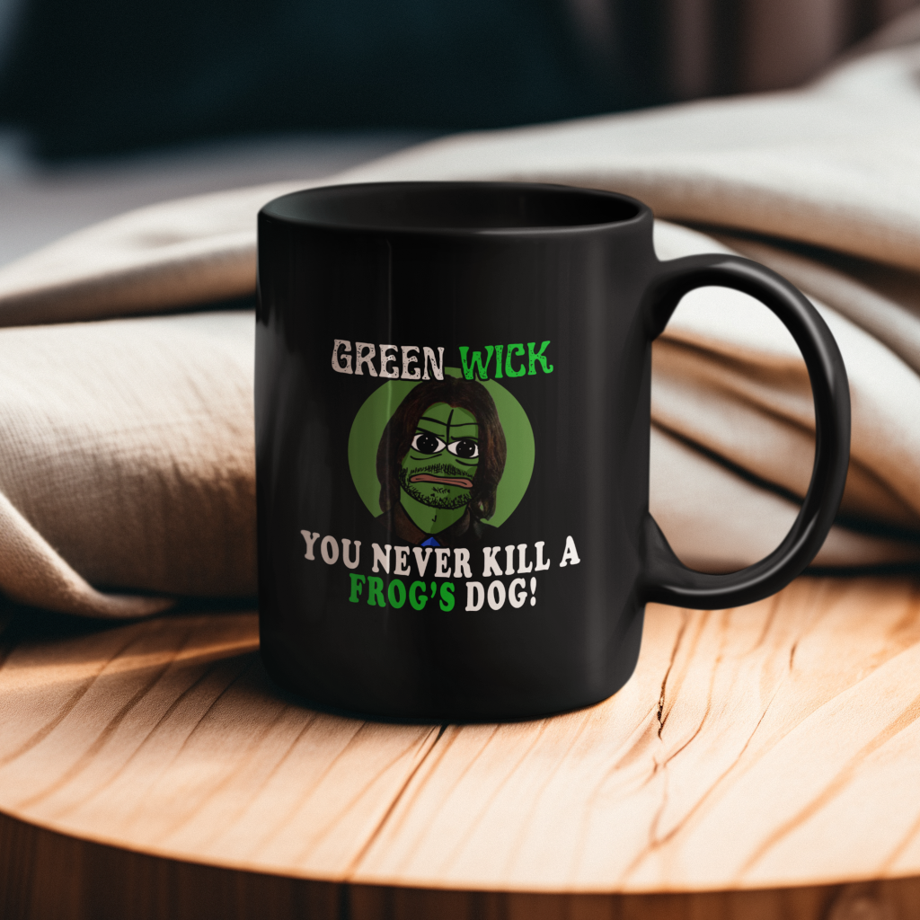 Green Wick - Black Mug