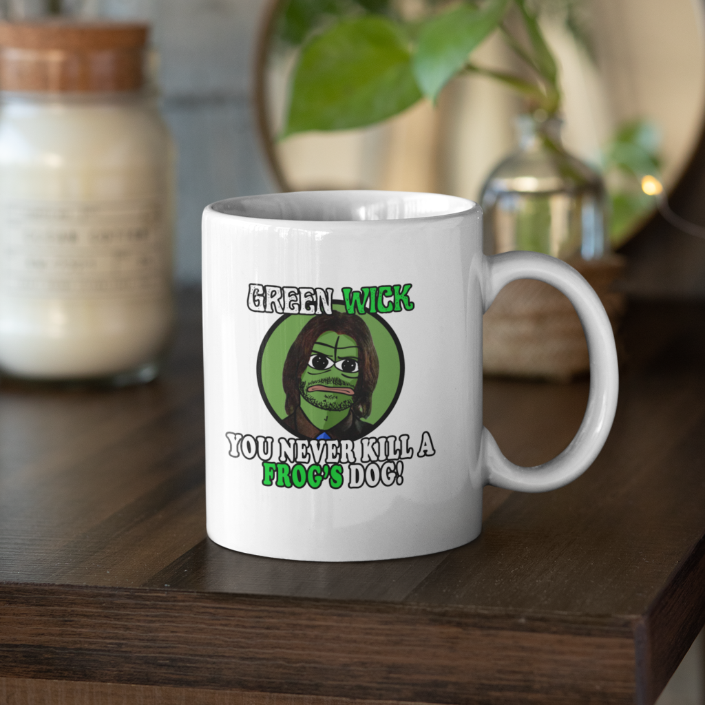 Green Wick - White Mug