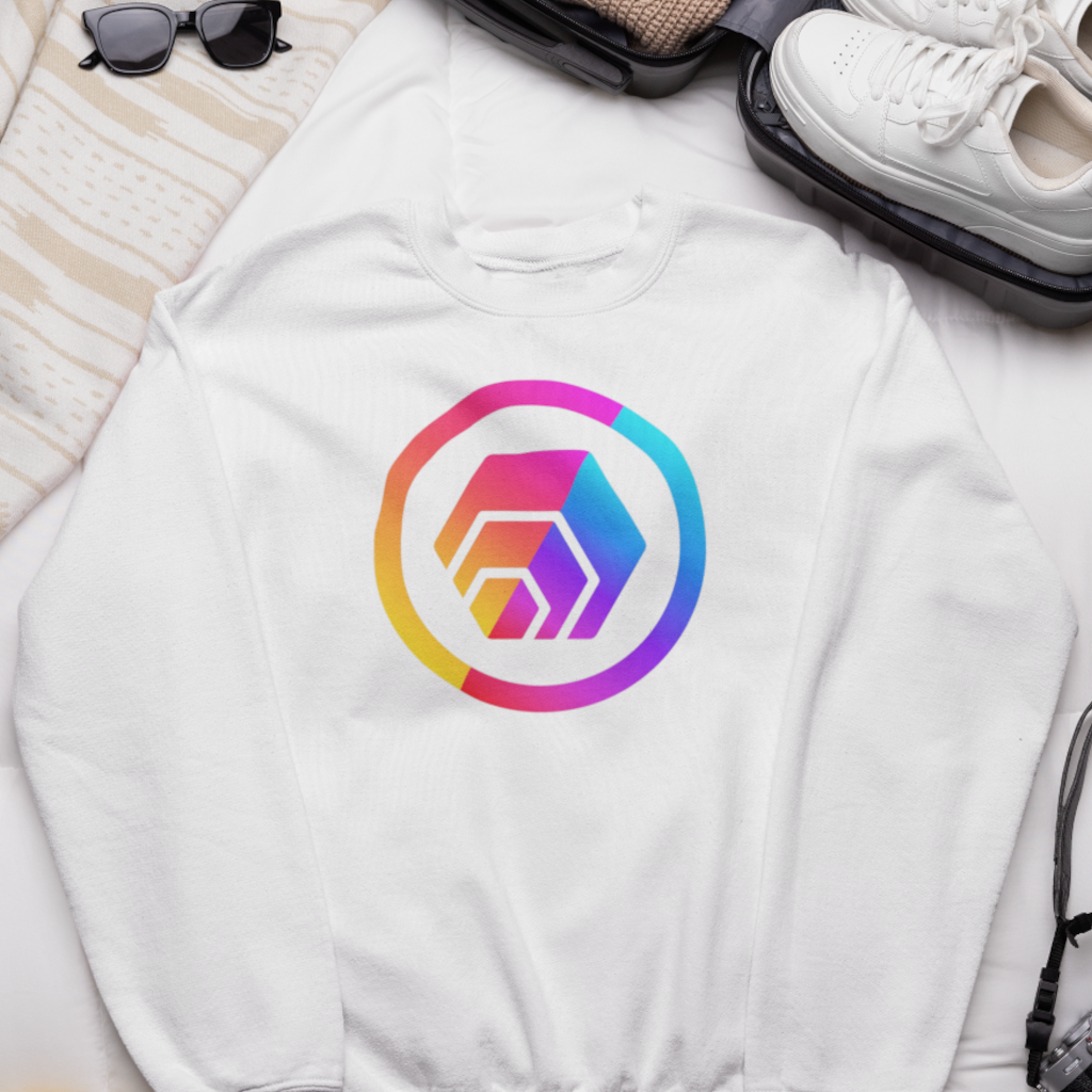 Hex/Pulse Logo - White Sweatshirt - The Pulsican Store