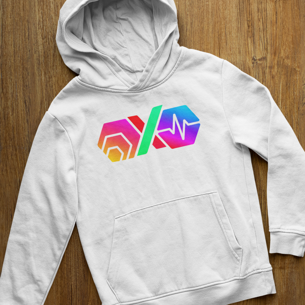 Trinity Logo - White Hoodie - The Pulsican Store