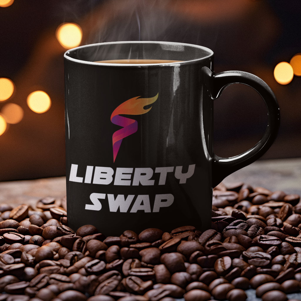 Liberty Swap - Black Mug