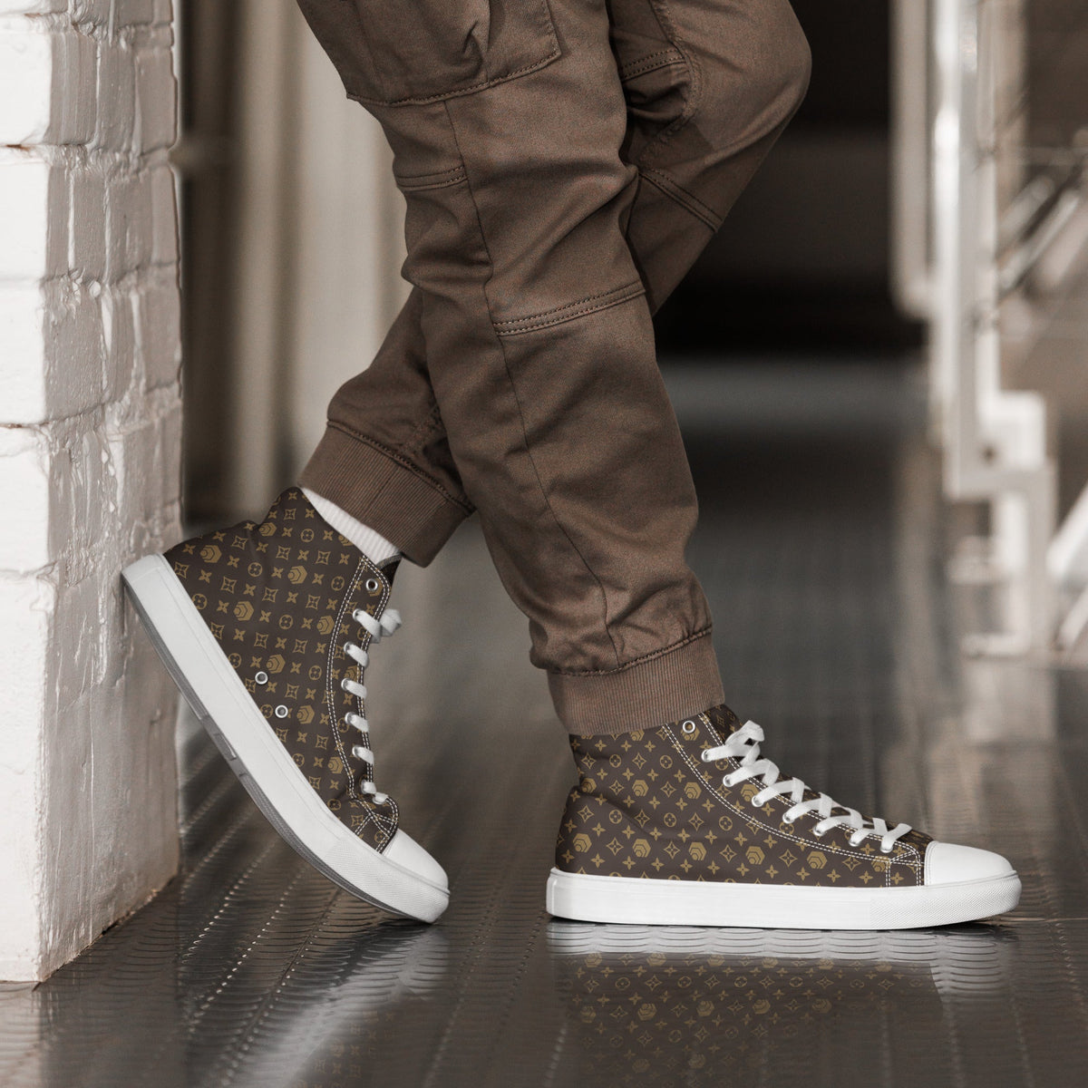 Designer HEX - Men&#39;s Canvas High Tops