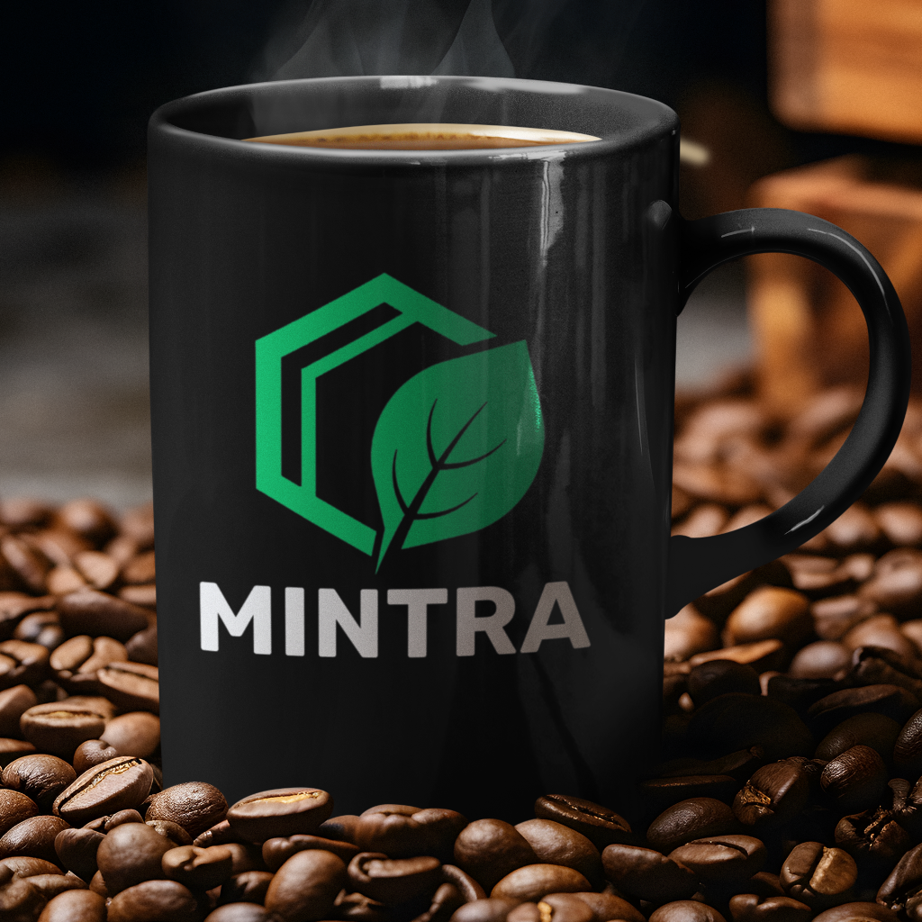 Mintra - Black Mug