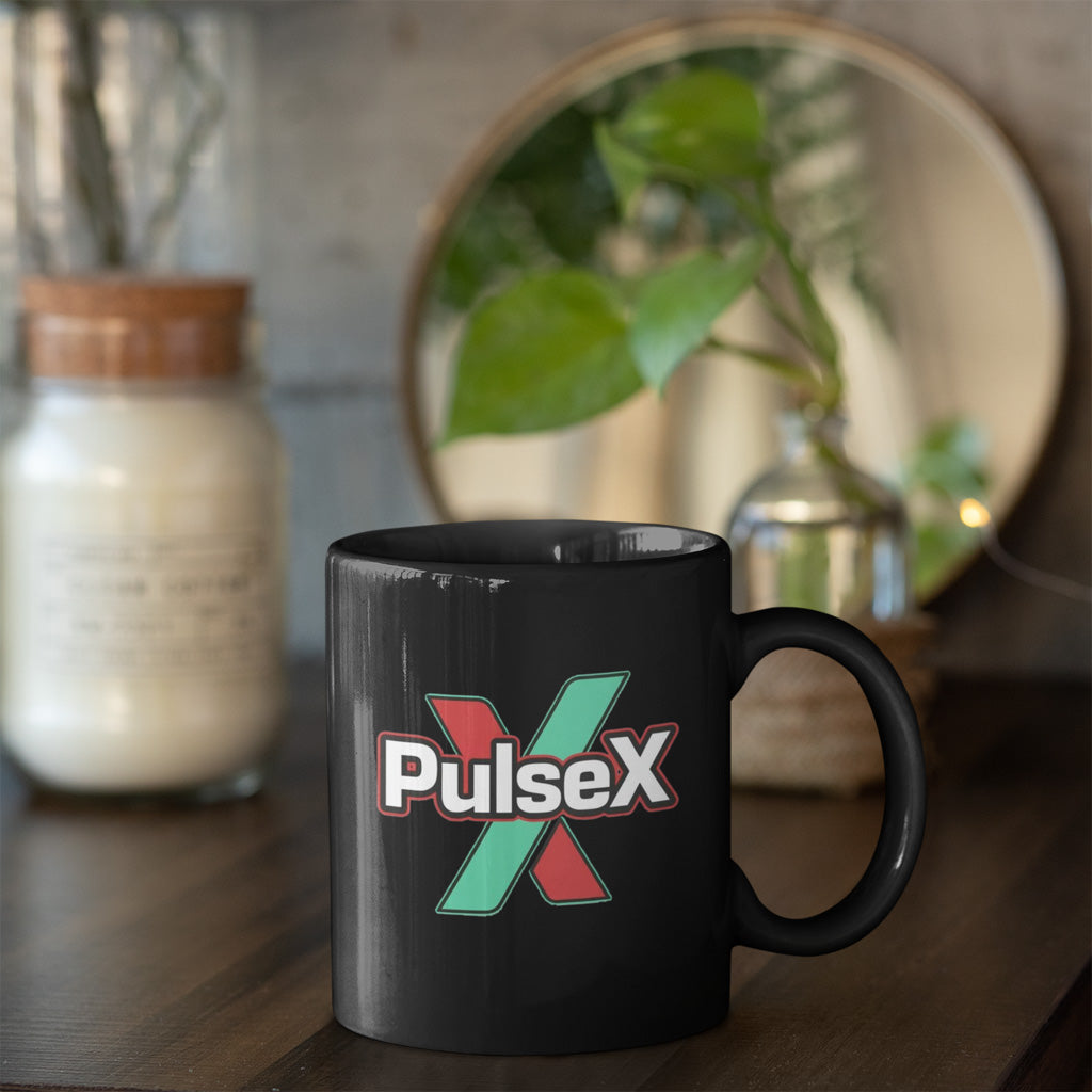 PulseX Logo - Black Mug