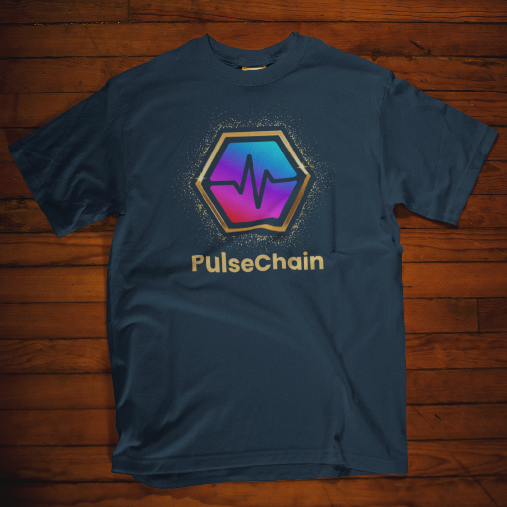 Golden PulseChain - T Shirt - The Pulsican Store