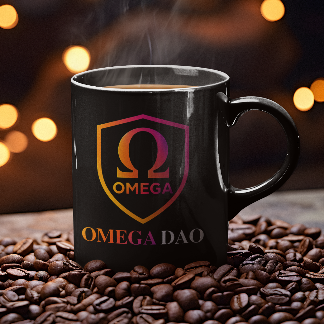 Omega - Black Mug