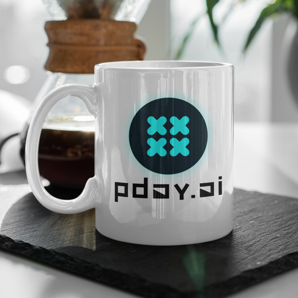 Pday - White Mug