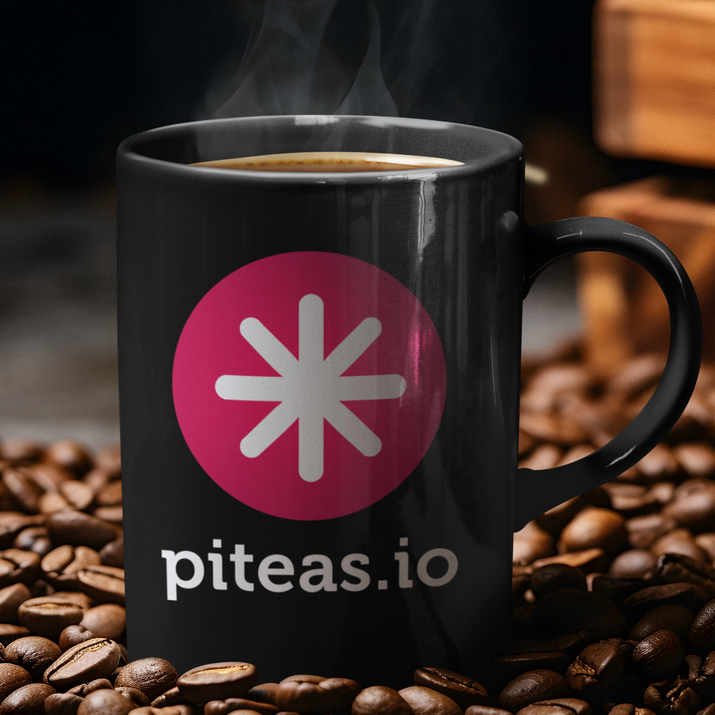 Piteas - Black Mug