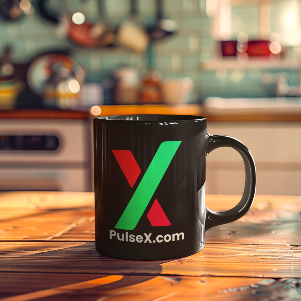 PulseX.Com - Black Mug