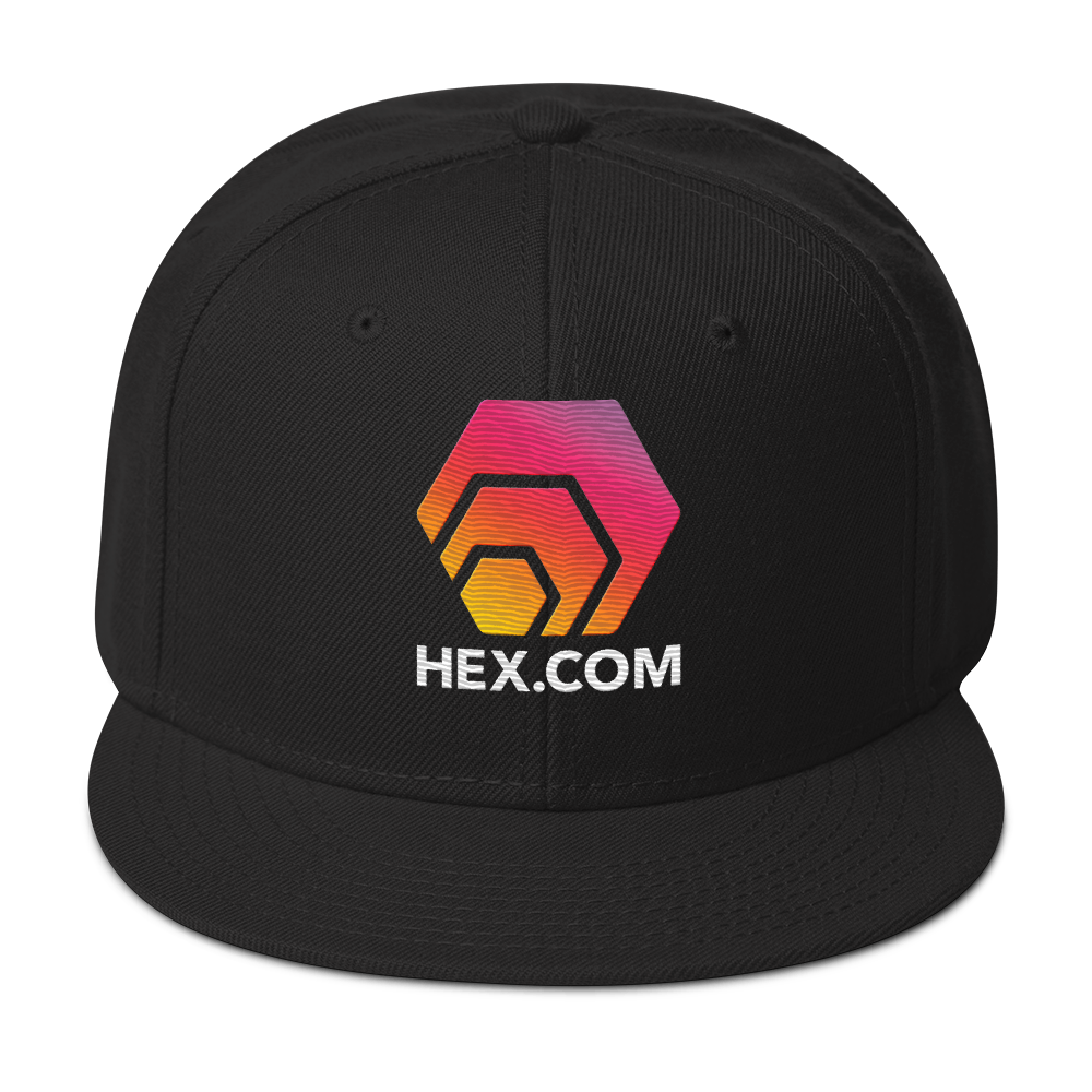 HEX.COM LOGO - Embroidered Snapback