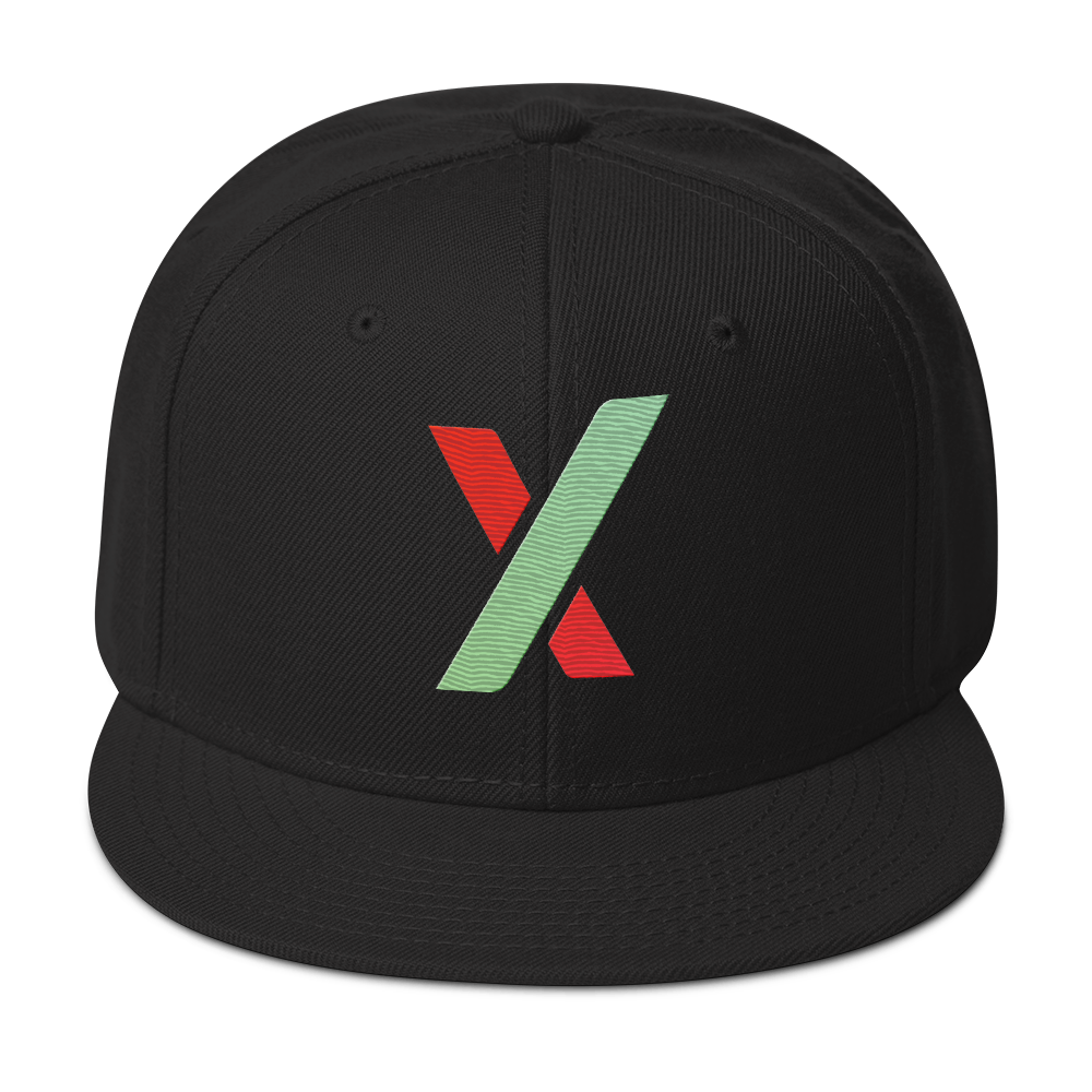 PulseX Logo - Embroidered Snapback - The Pulsican Store