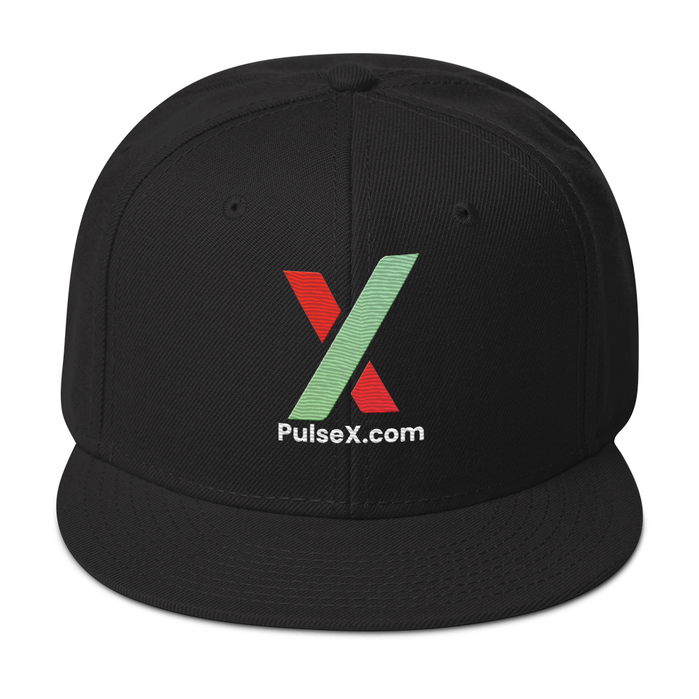 PulseX.com - Embroidered Snapback