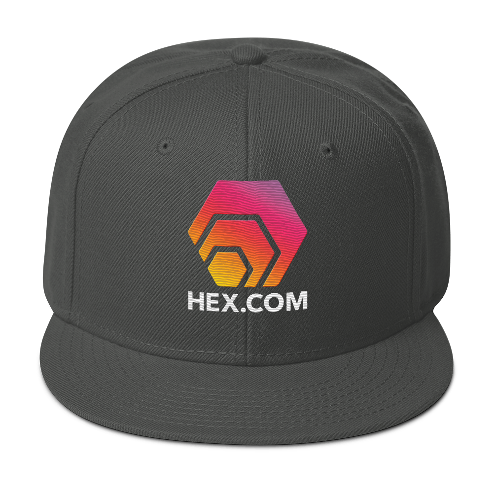 HEX.COM LOGO - Embroidered Snapback