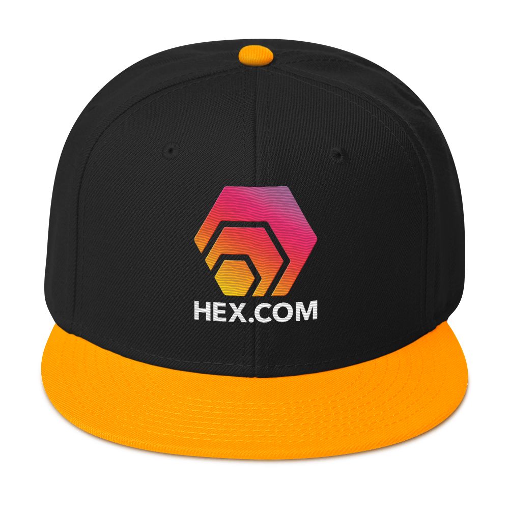 HEX.COM LOGO - Embroidered Snapback