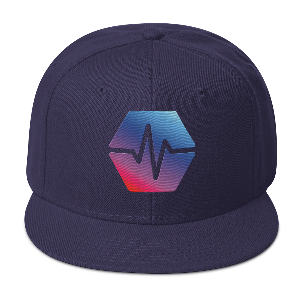 PulseChain Logo - Embroidered Snapback - The Pulsican Store