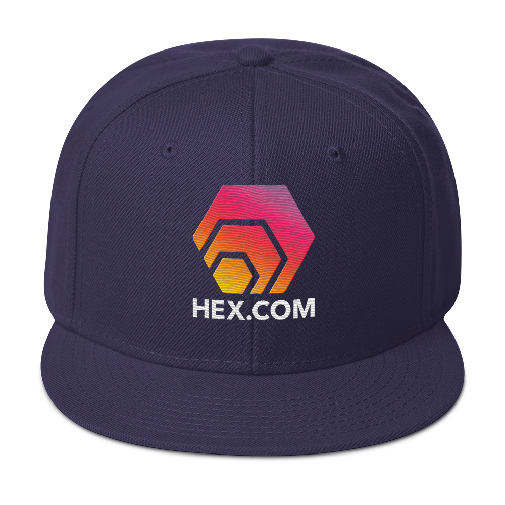 HEX.COM LOGO - Embroidered Snapback