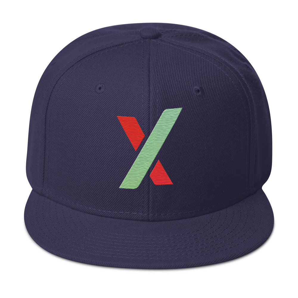 PulseX Logo - Embroidered Snapback - The Pulsican Store