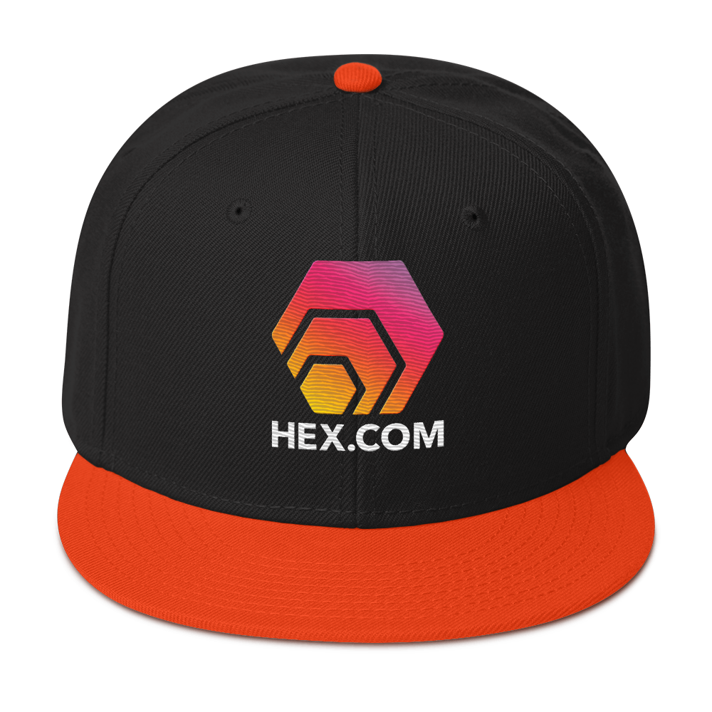 HEX.COM LOGO - Embroidered Snapback