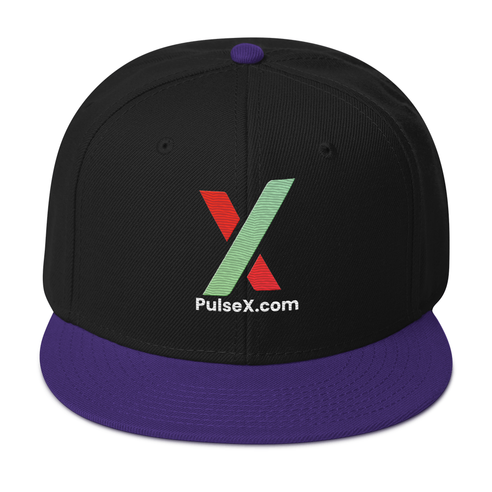 PulseX.com - Embroidered Snapback