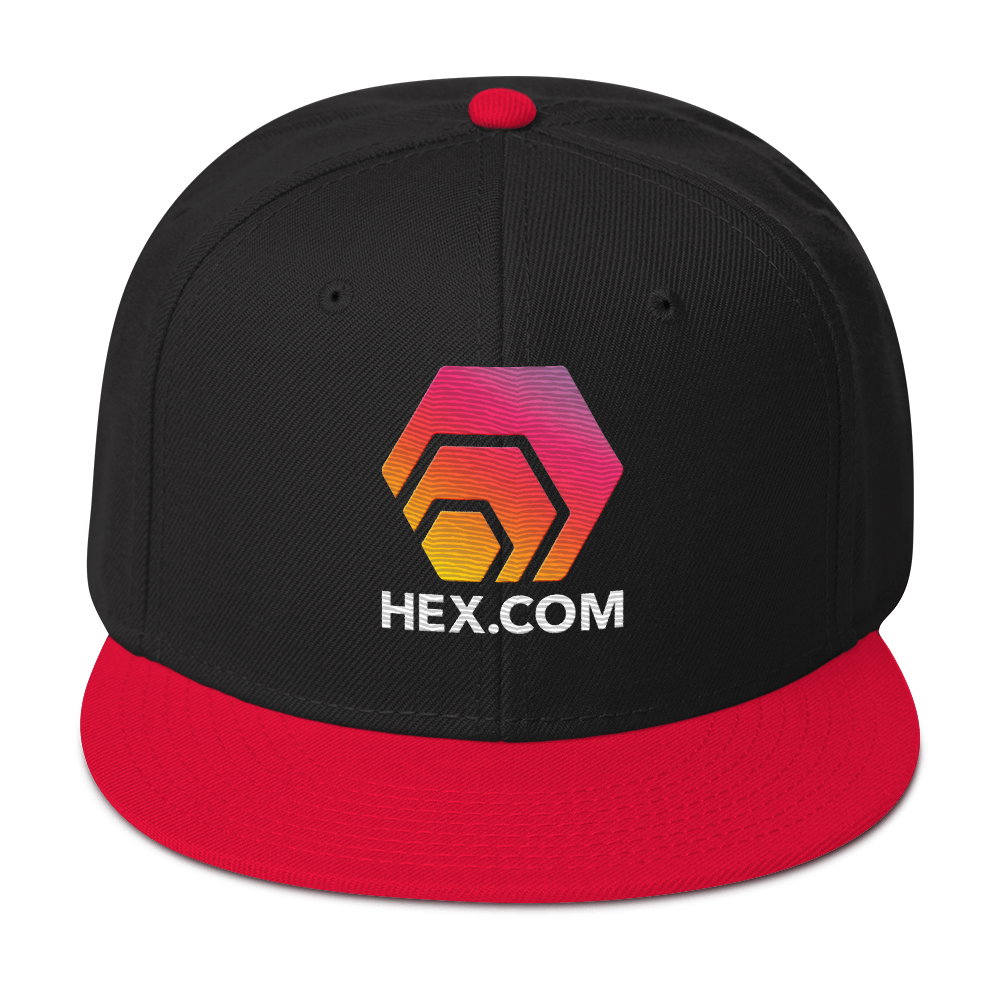 HEX.COM LOGO - Embroidered Snapback