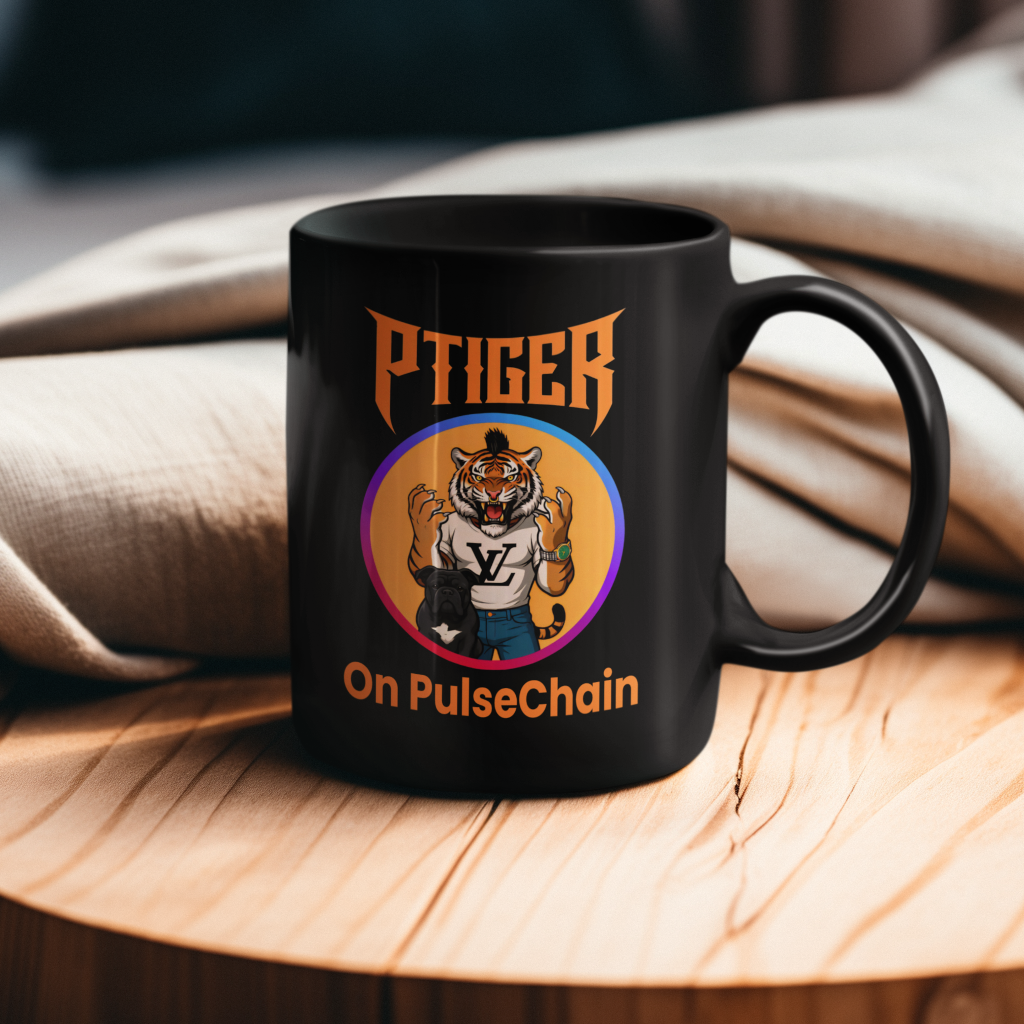 Ptiger - Black Mug
