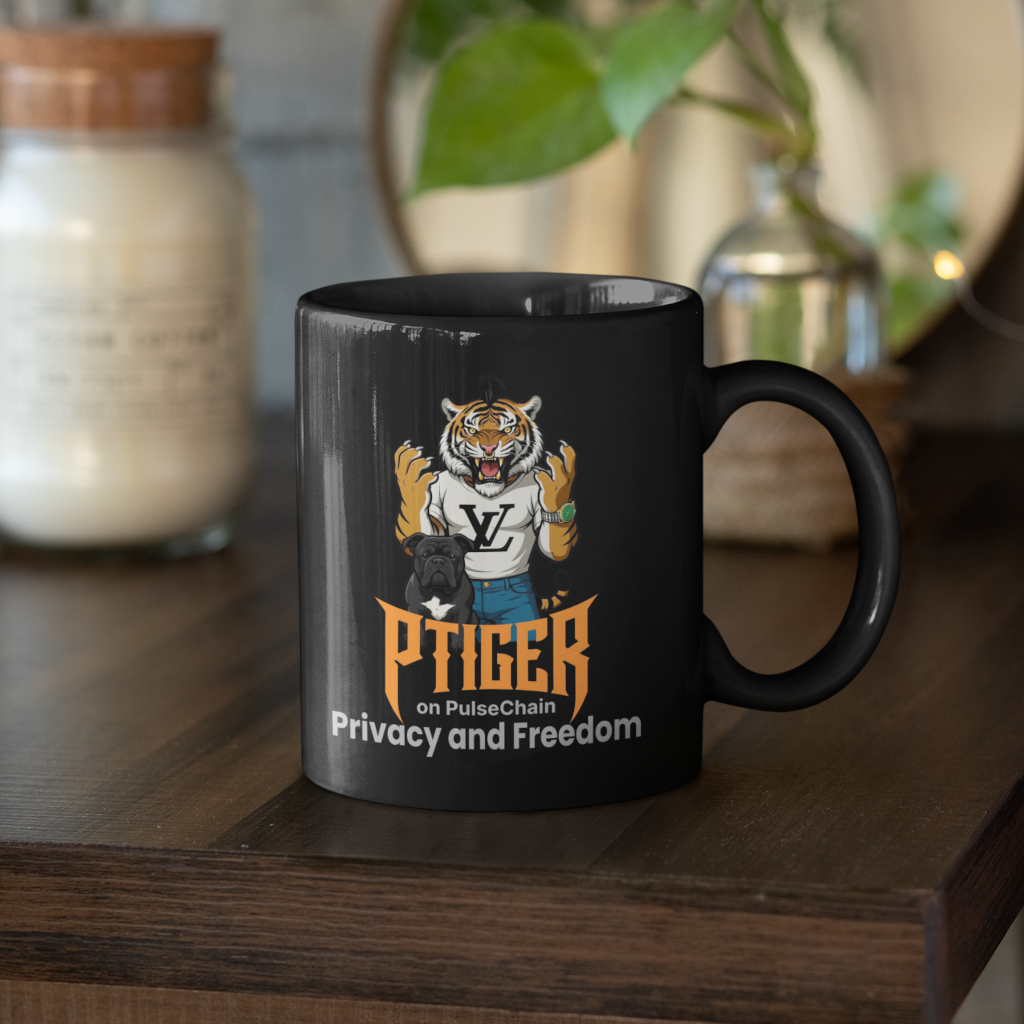 Ptiger - Black Mug
