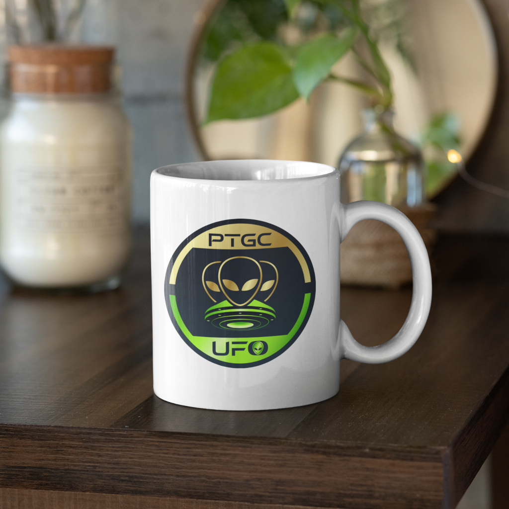 PTGC and UFO - White Mug